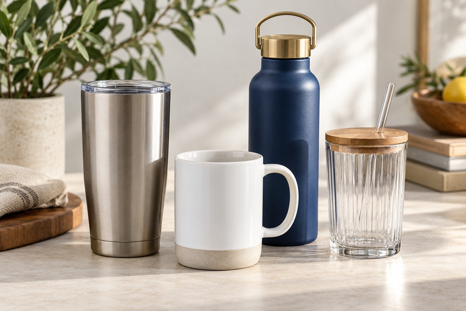 Drinkware product examples