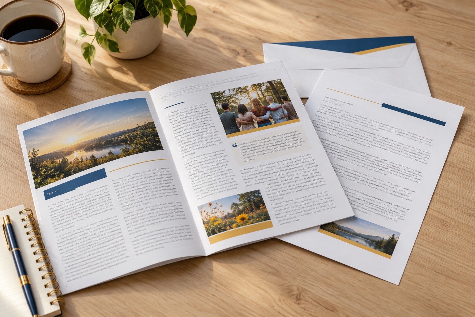 Newsletters & Appeals product examples